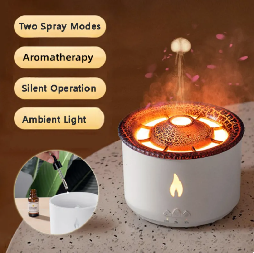 Volcano Flame Ultrasonic Aromatherapy Diffuser